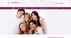 Desktop Screenshot of jenniferbergstromdds.com